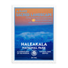 Haleakala Park Poster (Framed) - WPA Style
