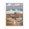 Indiana Dunes National Park Poster (Framed) - WPA Style