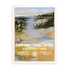 Lassen Volcanic National Park Poster (Framed) - WPA Style