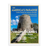 Virgin Islands National Park Poster (Framed) - WPA Style