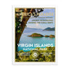 Virgin Islands National Park Poster (Framed) - Paradise - WPA Style