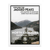 North Cascades National Park Poster (Framed) - WPA Style