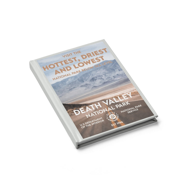 Death Valley National Park Hardcover Blank Page Journal - WPA Style