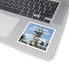 Biscayne National Park Square Sticker - WPA Style