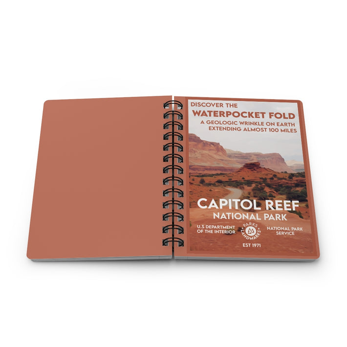 Capitol Reef National Park Spiral Bound Journal - Lined - WPA Style