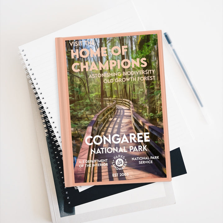 Congaree National Park Hardcover Blank Page Journal - WPA Style