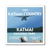 Katmai National Park Magnet - WPA Style