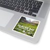 Glacier National Park Square Sticker - WPA Style