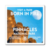 Pinnacles National Park Magnet - WPA Style