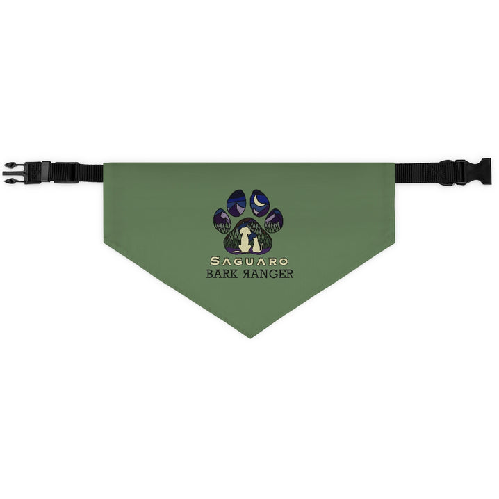 Saguaro National Park Dog Bandana - Saguaro Pet Bandana w/ Collar