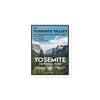 Yosemite National Park Sticker - WPA Style