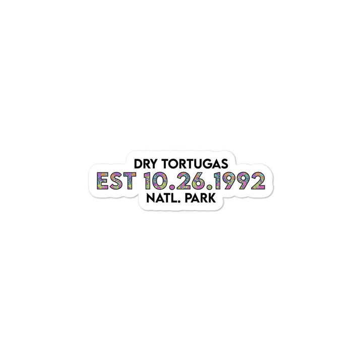 Dry Tortugas National Park Sticker - Established Line