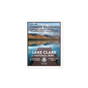 Lake Clark National Park Sticker - WPA Style