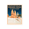 Bryce Canyon National Park Poster Sticker - WPA Style