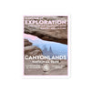 Canyonlands National Park Sticker - WPA Style