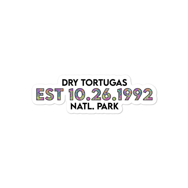Dry Tortugas National Park Sticker - Established Line