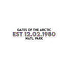 Gates of the Arctic National Park Sticker - Established Line