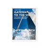 Gateway Arch National Park Sticker - WPA Style