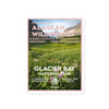 Glacier Bay National Park Sticker - WPA Style