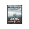 Katmai National Park Sticker - WPA Style