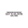 Theodore Roosevelt National Park Sticker - Established Line