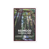 Redwood National Park Sticker - WPA Style