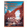 Arches National Park Sticker WPA Style