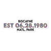 Biscayne National Park Sticker - Established Line