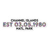 Channel Islands National Park Sticker - Established Line