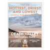 Death Valley National Park Sticker - WPA Style