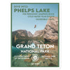 Grand Teton National Park Sticker - WPA Style