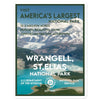 Wrangell‚ St.Elias National Park Sticker - WPA Style