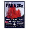 Hawai'i Volcanoes National Park Sticker - WPA Style