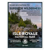 Isle Royale National Park Sticker - WPA Style