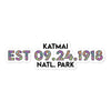 Katmai National Park Sticker - Established Line