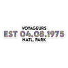 Voyageurs National Park Sticker - Established Line
