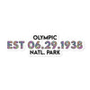 Olympic National Park Sticker - Established Line