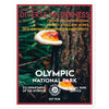 Olympic National Park Sticker - WPA Style