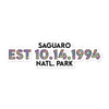 Saguaro National Park Sticker - Established Line
