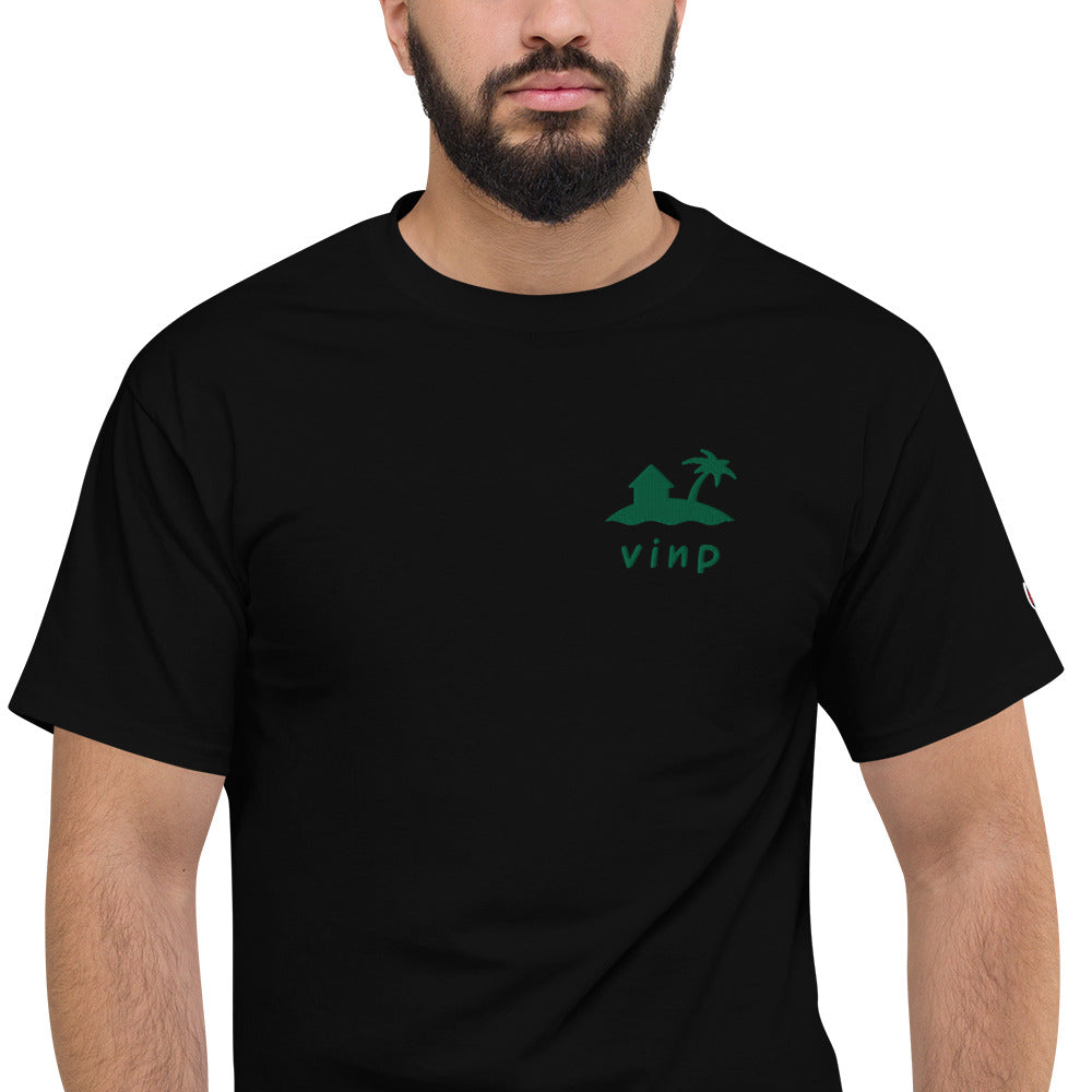 VINP Happy Island Shirt - Virgin Islands  National Park Embroidered Shirt - Parks and Landmarks // Champion