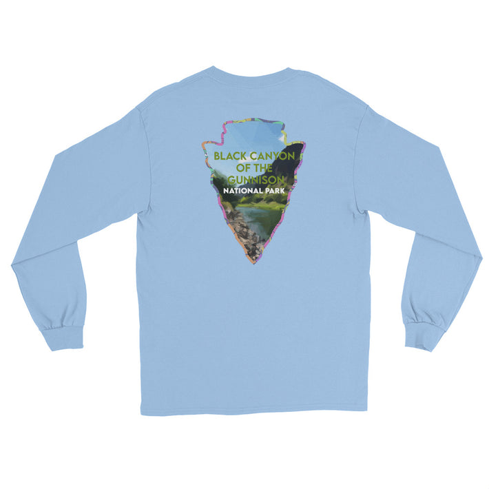 Black Canyon of the Gunnison National Park Long Sleeve Shirt Unisex - Established Line