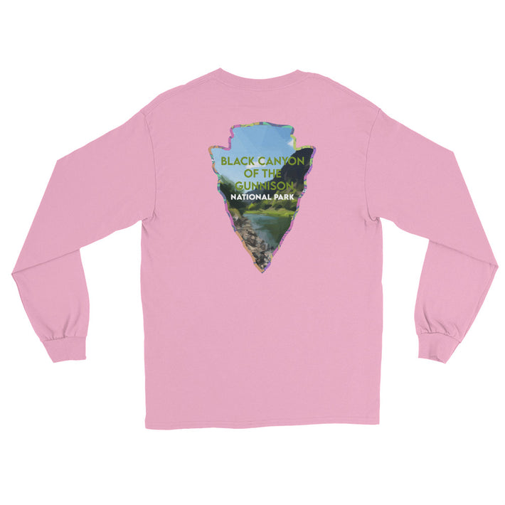 Black Canyon of the Gunnison National Park Long Sleeve Shirt Unisex - Established Line