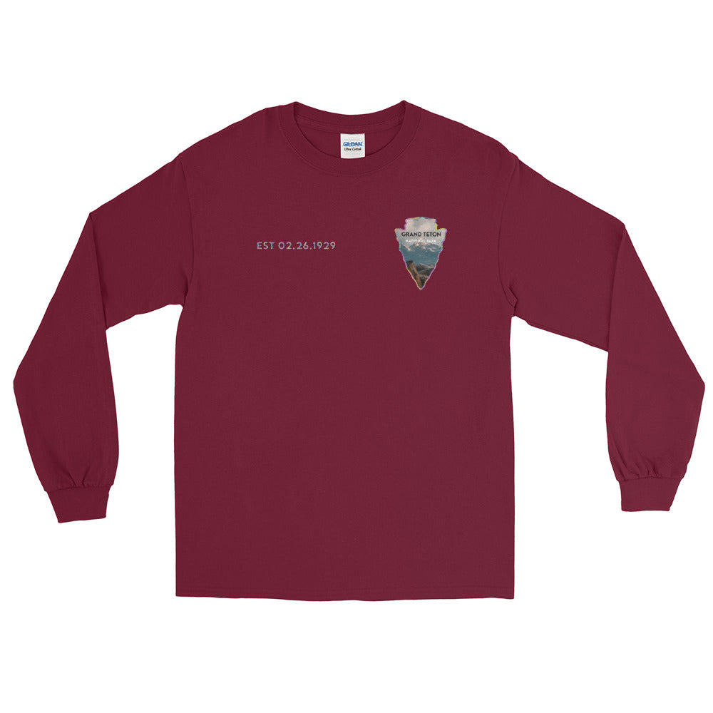 Grand Teton National Park Long Sleeve Shirt Unisex - Established Line