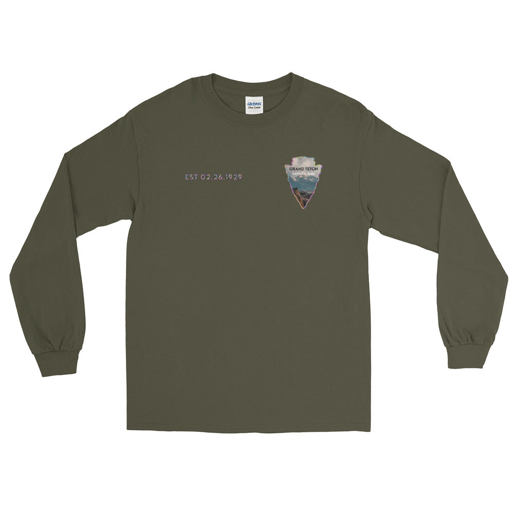 Grand Teton National Park Long Sleeve Shirt Unisex - Established Line