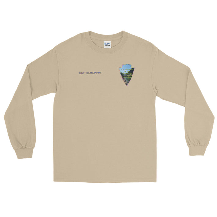 Black Canyon of the Gunnison National Park Long Sleeve Shirt Unisex - Established Line