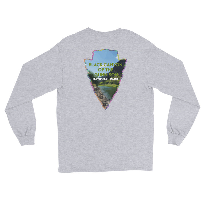 Black Canyon of the Gunnison National Park Long Sleeve Shirt Unisex - Established Line