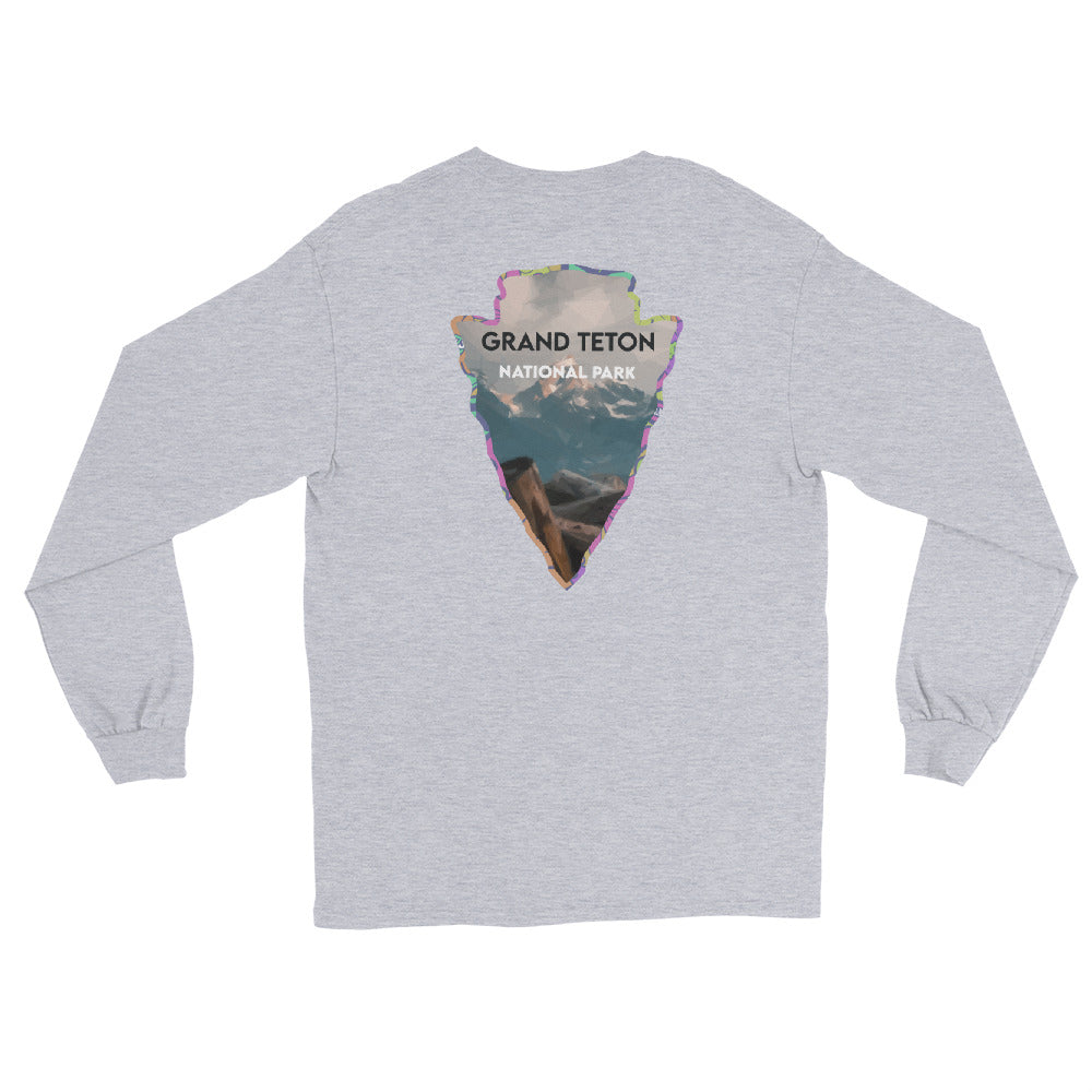Grand Teton National Park Long Sleeve Shirt Unisex - Established Line