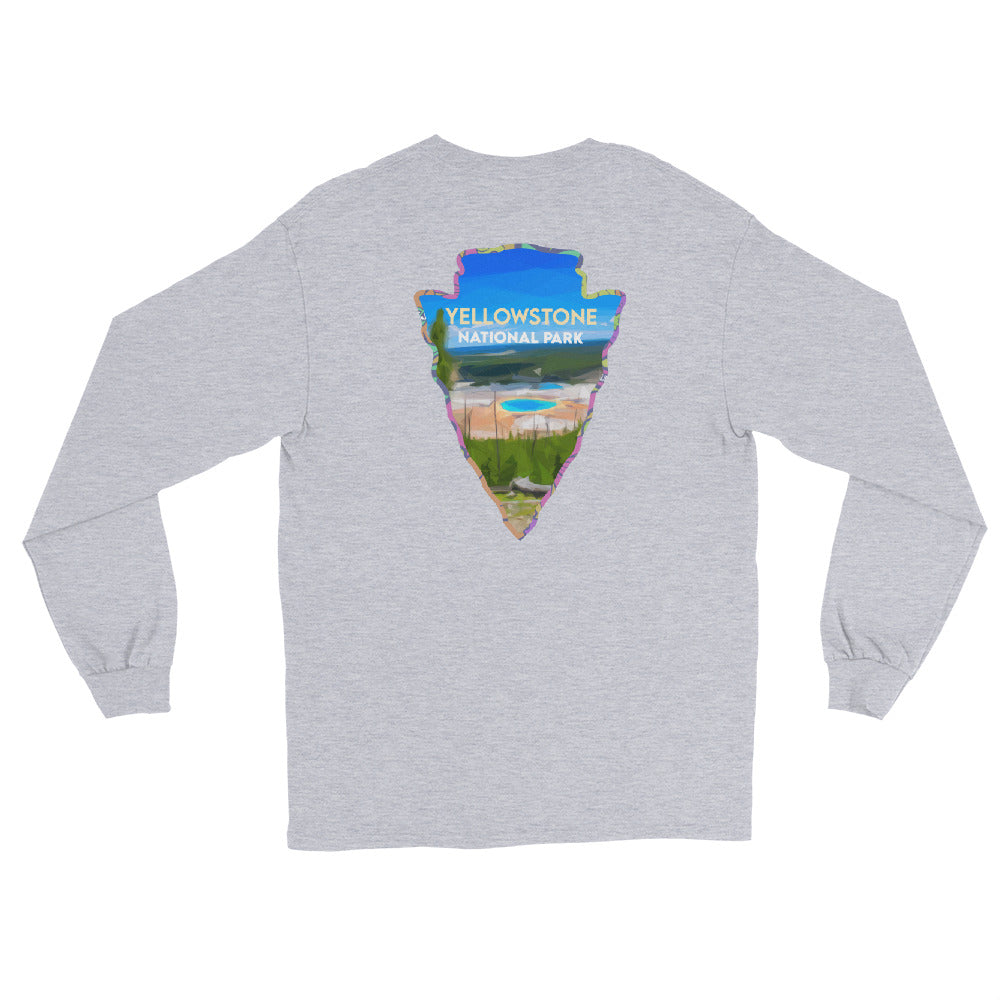 Yellowstone National Park Long Sleeve Shirt Unisex - Established Line
