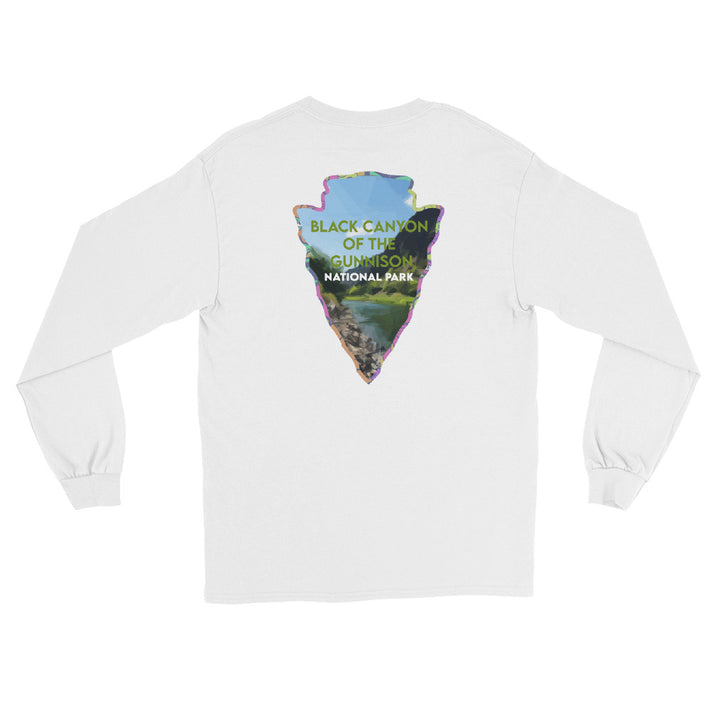 Black Canyon of the Gunnison National Park Long Sleeve Shirt Unisex - Established Line