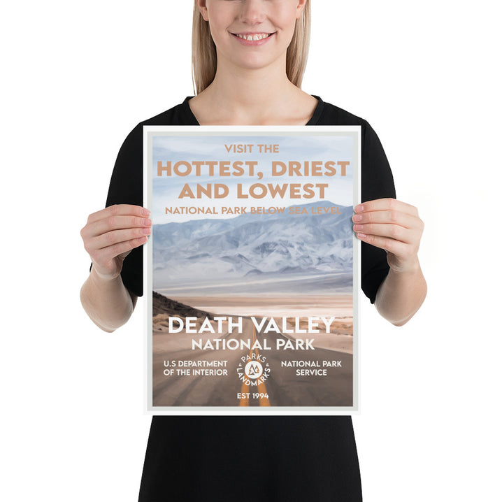Death Valley National Park Poster - WPA Style
